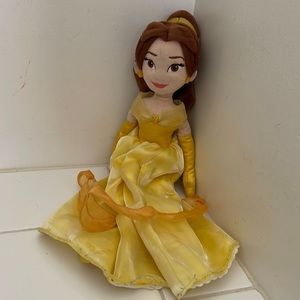 Disney Store Belle Beauty and the Beast Princess Yellow Large Plush Doll Stuffed